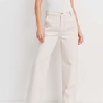 Just Black Denim  The Cargo Wide Leg in Oat Size 28 Photo 0