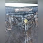 Levi's Stretchy Legging Jeans Metallic Gold Glitter Black Denim Grunge Sz 11/30 Photo 15