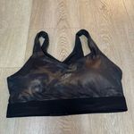 Zyia  Bronze Hendrix Metallic Mesh Adjustable Sports Bra Photo 1