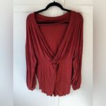 Free People Women’s Shimmy Shake Cowboy Deep V Back Top Size Medium‎ Photo 2