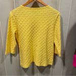 Breckenridge Cute vintage 90’s textured banana-rama jeweled neck top cotton stretch bright Photo 9