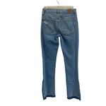 American Eagle  Jeans Blue 90's Low Rise Skinny Kick Distressed Sz 00 Photo 1