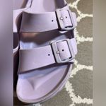 Birkenstock Purple Sandals with Adjustable Straps and Contoured Footbed Photo 7