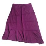 Athleta Crescendo Skirt Asymmetrical Tiered Maroon Photo 1
