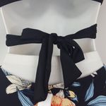 Cupshe New Women’s  1pc Floral Swimsuit Black Size Medium Photo 7