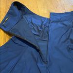 Elm By Matthildur Nylon Full Circle Dress Iridescent Midnight Blue Size 2 Photo 10