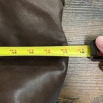 Avorio Brown Leather Tote Bag Shoulder Bag Hobo Bag Purse Charm Made in Italy Photo 3