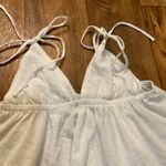 Princess Polly Tie Triangle Blouse Size 8 White Baby Doll Flowy Tank Flutter Photo 1