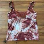 Nike  Pink & Black  Tie-Dye Tankini Swimsuit Womens Size Medium Vacation Beach Photo 2