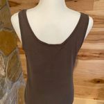 DKNY  Jeans Women's Brown Rhinestone Embellished Tank Top Size L Photo 1
