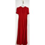 Mac Duggal  Embellished Cut-out Gown in Red Size US 6 Photo 5