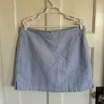 Marine layer Vineyard Vines blue striped Seersucker Golf Skort size 12 (large) Photo 0