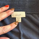 J. Jill wide leg pants size 4X blue cropped elastic waist terrycloth lounge Photo 4