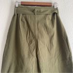 Lulus Leo Olive Green Tie-Waist Cropped Pants Size S NWT Photo 8
