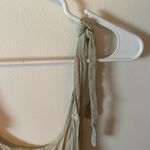 Sage linen Midi Dress Tan Photo 2