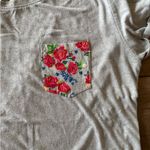 Rabbit Running x Kokom Scrunchies Remix Pocket Tee | M | VGUC | Grey/Floral White Size M Photo 1