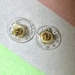 Ann Taylor gold tone rhinestone post earrings Photo 5