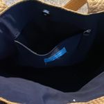 Draper James  Straw Tote Bag with Floral Scarf Magnolia Print Photo 5