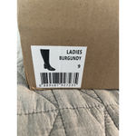 Universal Threads Universal Thread Harness Boots Womens Size 9 Burgundy Memory Foam Insole NIB Photo 8