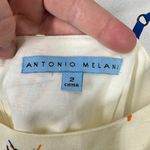 Antonio Melani  Cream Sailboat Spaghetti Strap Mini Dress Summer Beach Brunch‎ Photo 1