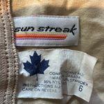 Sun Streak Vintage 1970s Blue Floral One Piece Bathing Suit Swimsuit Size 6 Photo 14