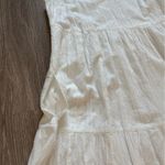Crown & Ivy  Dress Women's Size‎ Small White Tiered Cotton Preppy Coastal Beachy Photo 5