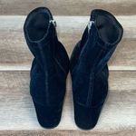 Marc Fisher Womens Lizzy Stretch Textile Velvet Block Heeled Boots Black Size 10 Photo 6