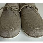 Rothy's “The Boat Shoe” Sz 8 Shimmery Sand NWOB One Insole Missing Tan Size Down Photo 6