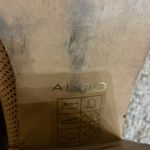 ALDO Brown Perforated Leather Tie Up Open Toe Heeled Booties Photo 6