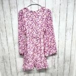 Petal and Pup Dress Women Size 2 Paige Purple Mini Flared Sleeve Floral Fit Flare Photo 5