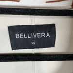 Bellivera Faux Suede‎ Sleeveless Jacket With Belt NWT Womens Size XS Brown Photo 5