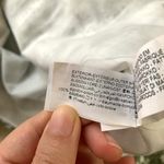 ZARA V-neck Embroidered Eyelet Belted Mini Dress in White Green Floral Photo 13