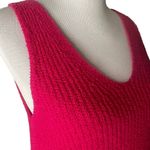 A New Day  Pink Knit‎ Sleeveless Top Womens M V Neck Soft Pullover Preppy Photo 7