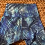 Lululemon Like New Wunder Train High-Rise Tight 25" Foil Flux Blue Leggings 2 Photo 2