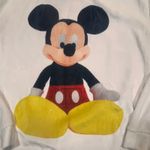 Disney  Parks Women Mickey Mouse Graphic Sweatshirt Cozy Long Sleeve Top M Photo 2