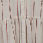 Madewell  Swiss Dot Striped Shirt‎ Dress Preppy Sheer Cottage Twee Midi Size XS Photo 4