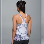 Lululemon Crossback Tank in Moody Mirage White Deep Navy / White Photo 1