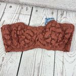 Free People  Intimately Bra SZ 34C Love Letters Convertible Strapless Paprika Photo 1