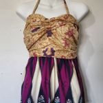 Anthropologie  Deletta Boho Silk Sleeveless Blouse Top Photo 0