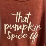 Torrid Size 3x Orange Pumpkin Spice Life Crew Tee Fall Photo 2