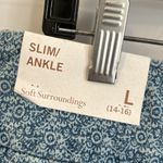 Soft Surroundings  Printed Slim Ankle Pull On Jeans Photo 5