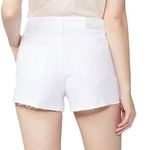 Paige  Women's Margot Short Raw Hem High Rise Hardware in Lived in Crisp White 33 Photo 1