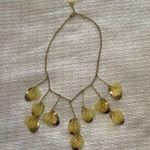 Zenzii Yellow Petal to the Metal Necklace Gold Photo 2