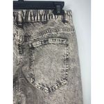 Disclosure Wide Leg Baggy Acid Stone Washed Jeans Women's Size 26 Black Photo 2