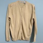 Carolyn Taylor  Button Down Cream Sweater Small Photo 1