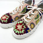Free People Catch Me if You Can Crochet Platform Sneakers Photo 6