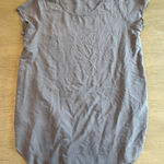 VERO MODA Women's XS Gray Short Sleeve Blouse Top Casual Photo 0