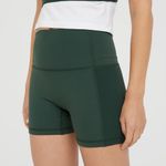 Aerie OFFLINE By  Goals 4" Ribbed Shortie in Sycamore Green - Size Medium Photo 5