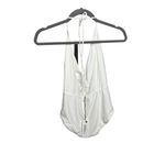 Rachel Pally Bridget Maillot White Halter Braid Photo 3