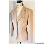 Talbots Wool- Blend Blazer with Floral Pin Photo 2